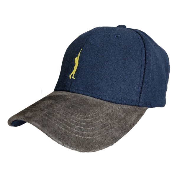 West London Shooting School Suede and Melton Baseball Cap